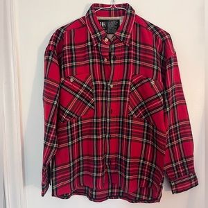 Plaid flannel shirt